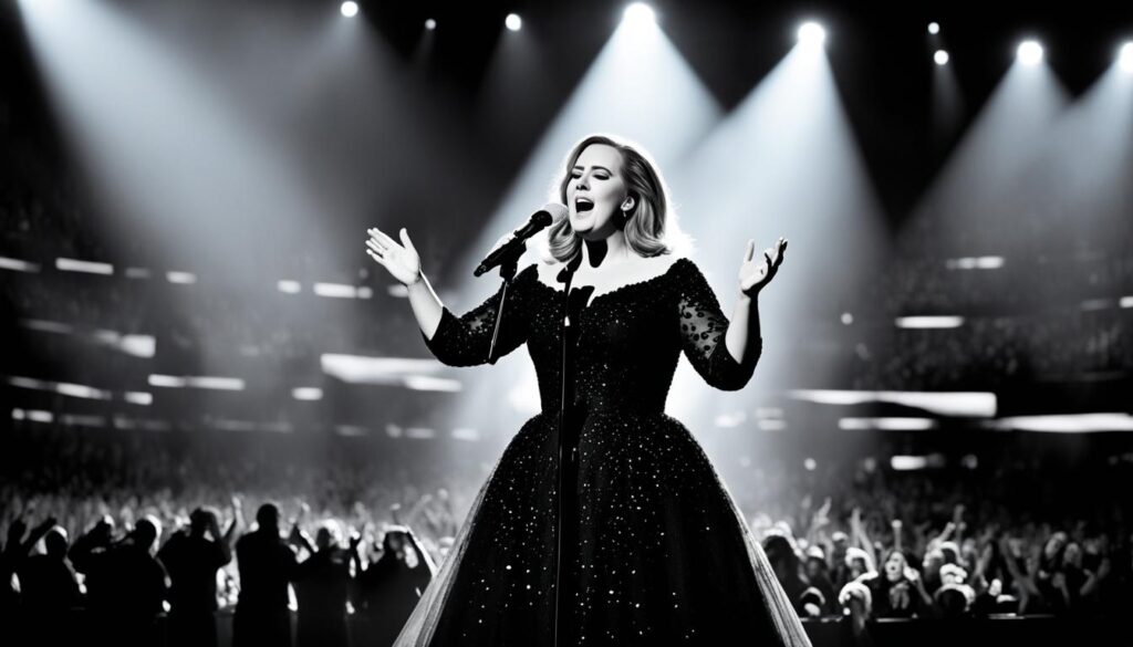 การแสดงสดของ Adele
